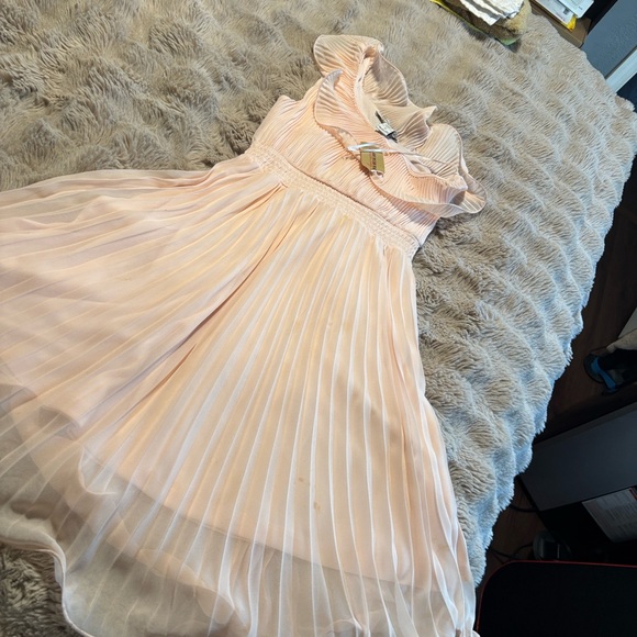 American Rag One Shoulder Dress in Light Pink - Picture 2 of 10